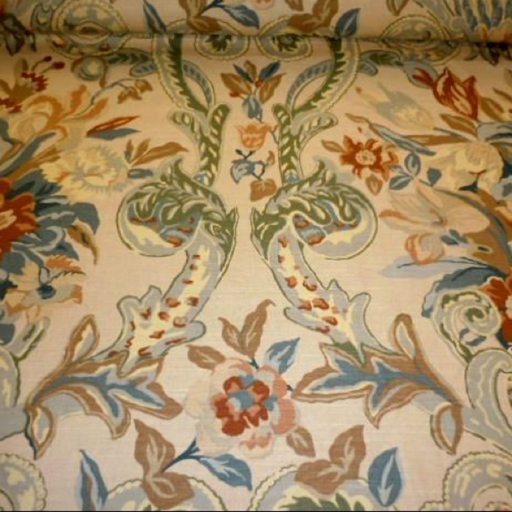 Vervain Petronella Seaside Floral Fabric